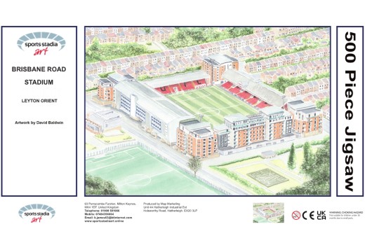 Brisbane Road Stadium Fine Art Jigsaw Puzzle - Leyton Orient FC